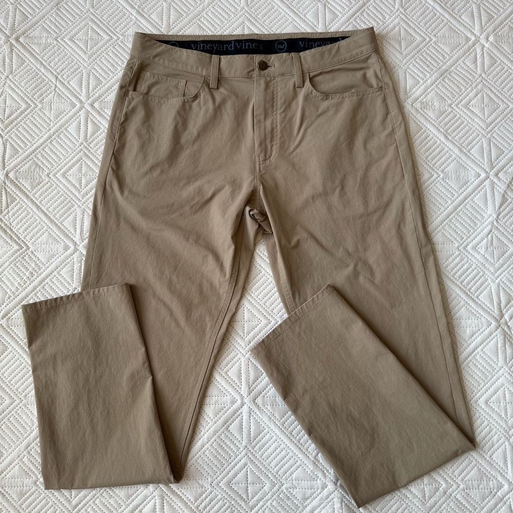 Vineyard Vines On The Go Pants Performance Stretch Size 32x32